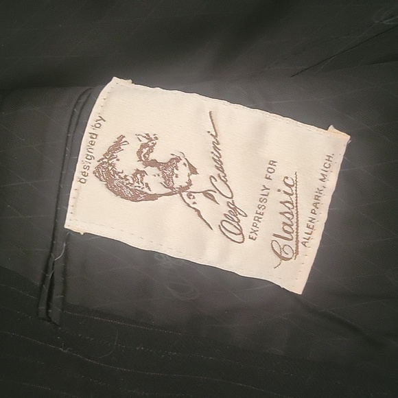 Vintage Oleg Cassini Wool pin stripe blazer - Picture 4 of 7